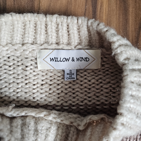 Willow & Wind Cropped Stripe Sweater - Picture 6 of 6